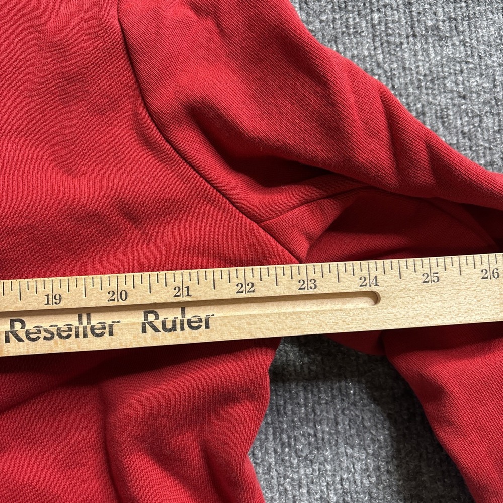 Frank & Eileen Tee Lab Jacket Women's Large Red Belfast LabCrop French Terry - Picture 4 of 9